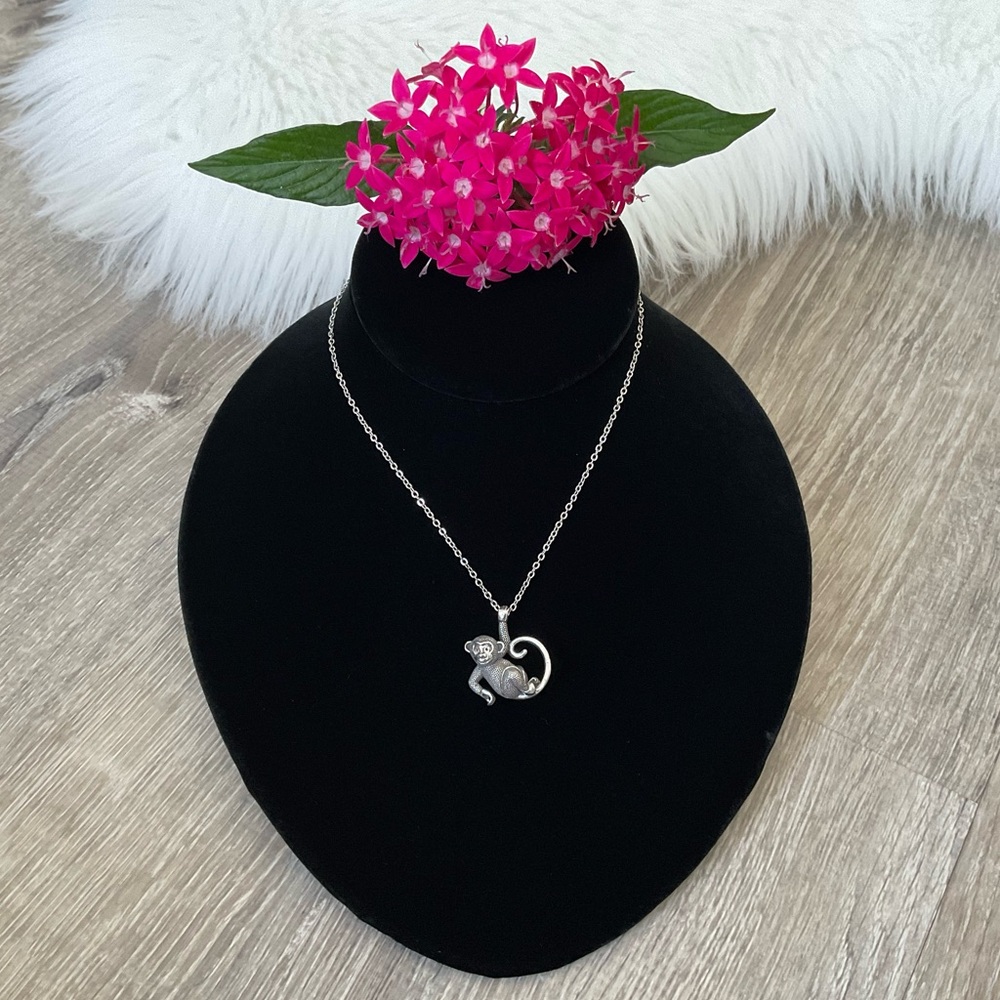 💞 BRIGHTON Monkeying Around Adjustable Necklace